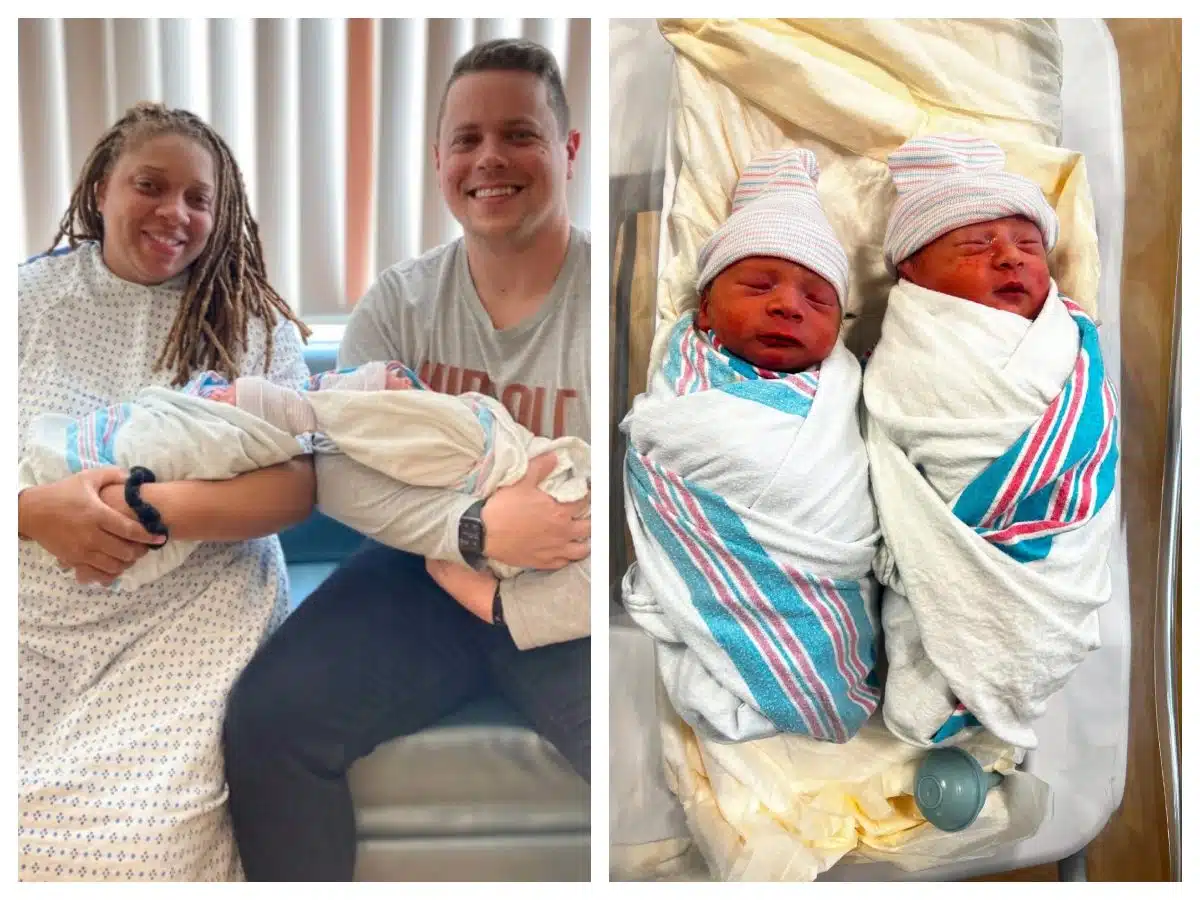 New Jersey couple welcomes twin sons born on two different days and years