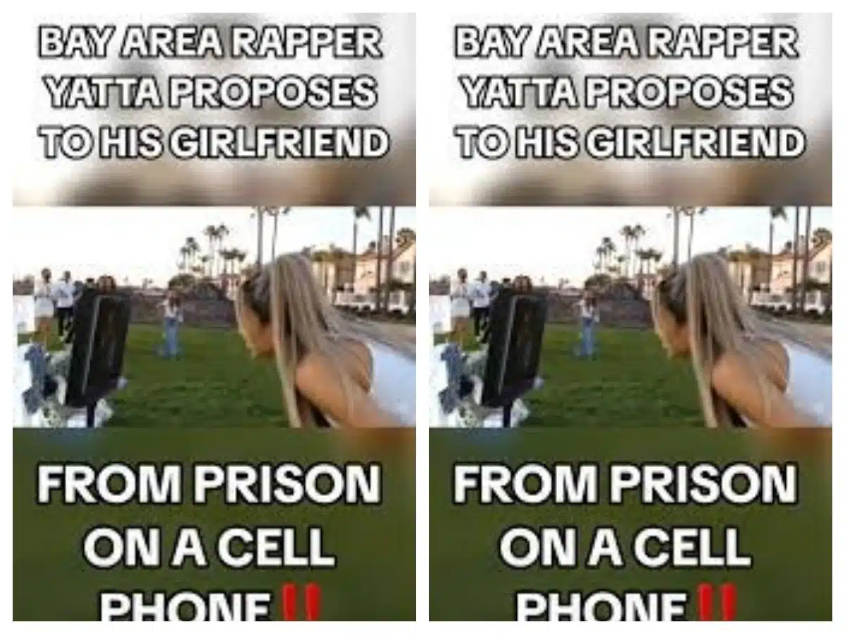 Rising rapper proposes to bride-to-be from jail in an epic Hollywood setting