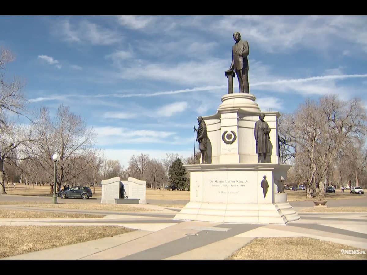 Martin Luther King Jr. statue in Denver vandalized amid Black History Month