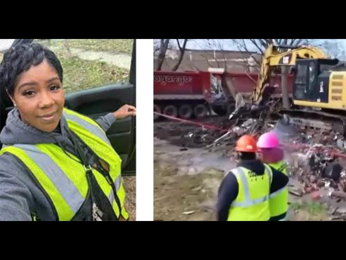 This woman is breaking barriers as the first female heavy equipment operator in her company