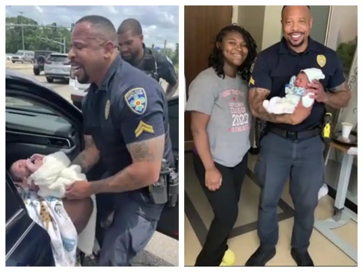 Hero cop delivers baby on the side of the road: ‘I’m just blessed that I was there’