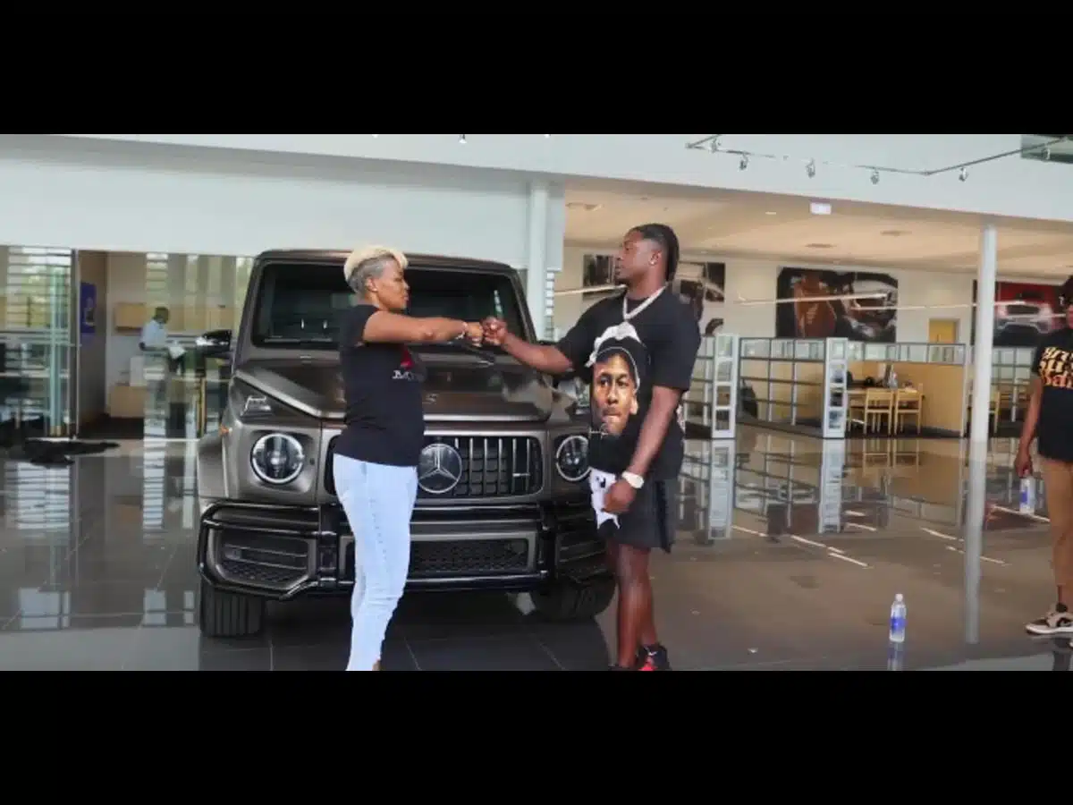 NFL rising star Kool-Aid McKinstry buys luxurious G Wagon for mom to celebrate her support