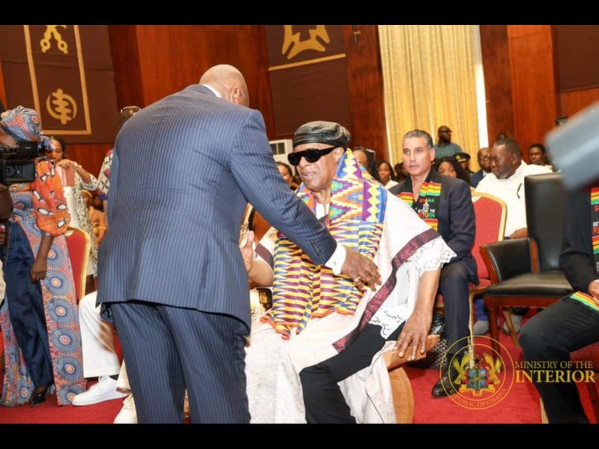 Stevie Wonder‘s 74th birthday crowned with Ghanaian citizenship