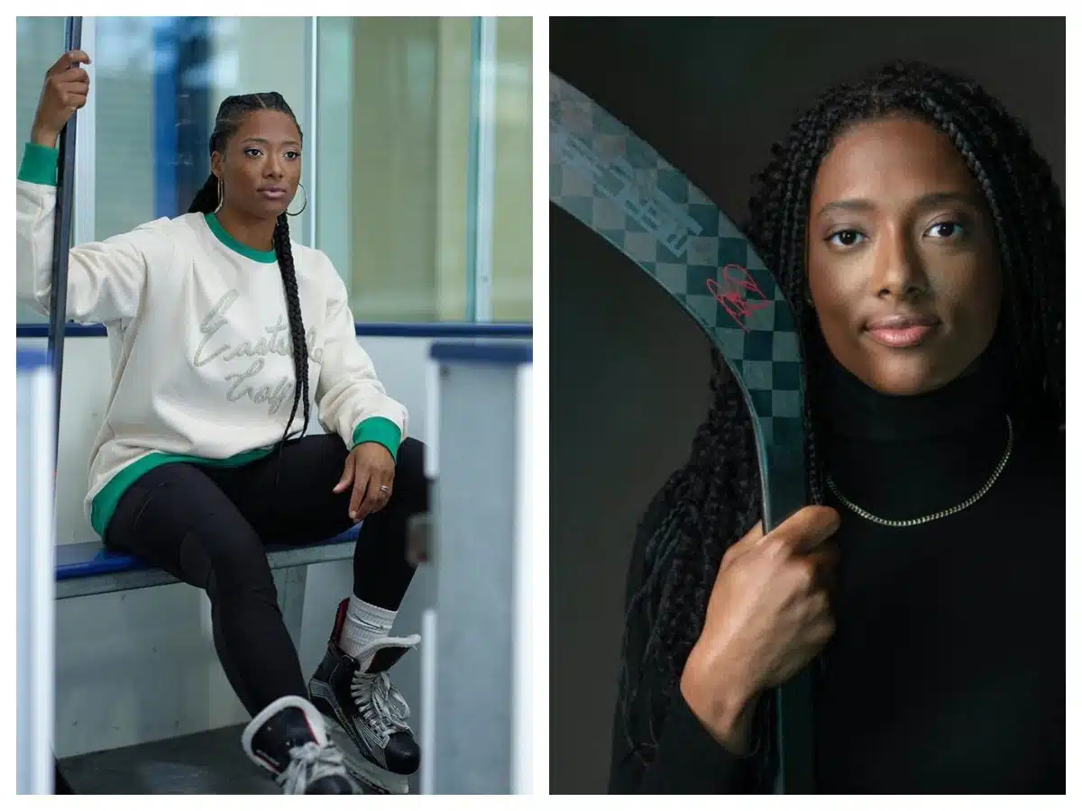 After being 1st Black woman to play professional ice hockey, Bolden is still breaking barriers nearly a decade later