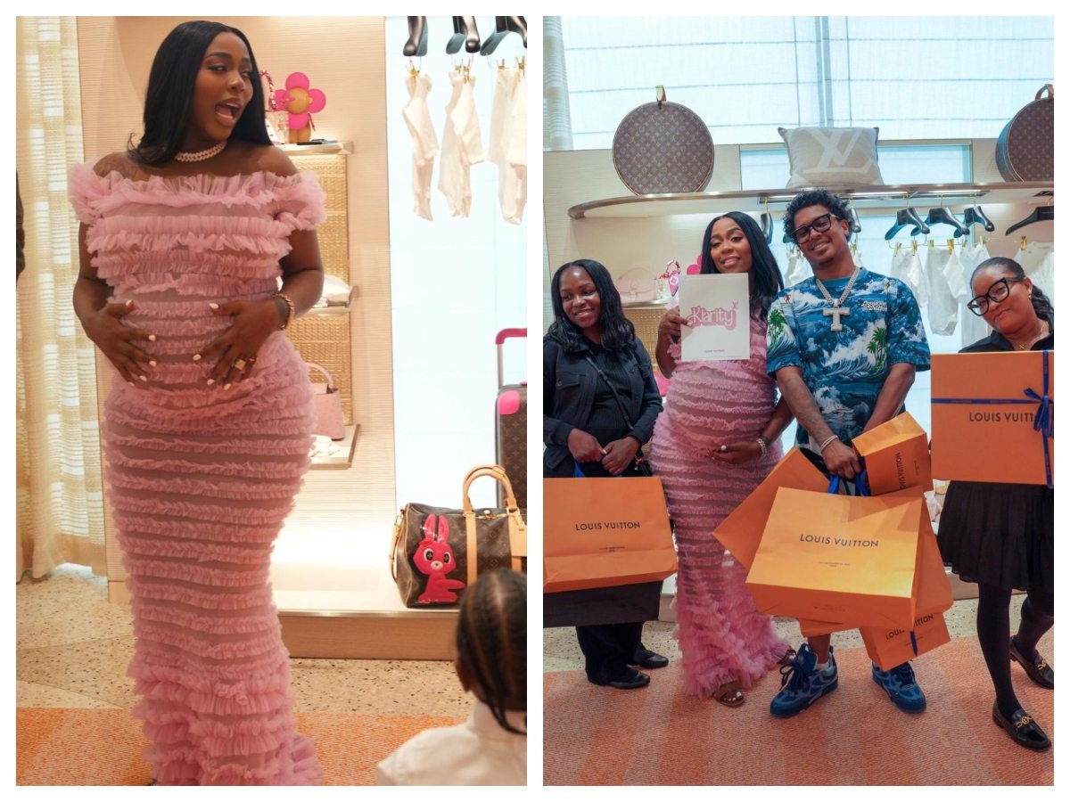 Rapper Kash Doll reacts after social media calls her baby shower at Louis Vuitton ‘Ghetto’