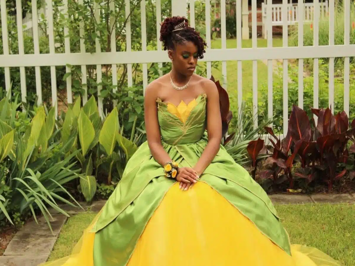 Teen who hand-made Princess Tiana-inspired prom dress gets special invite to showcase at Disney 