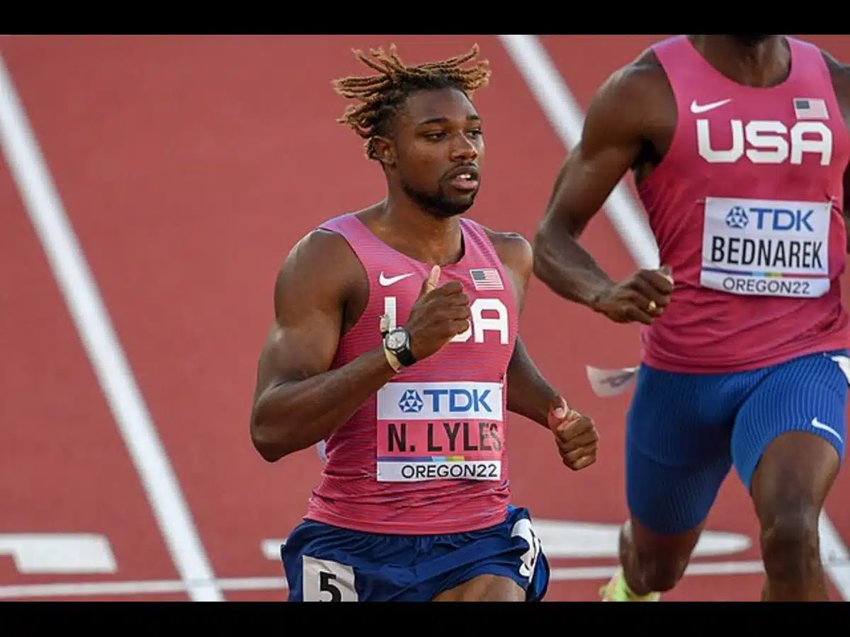 Noah Lyles opens up about emotional struggles that made it difficult for him to talk