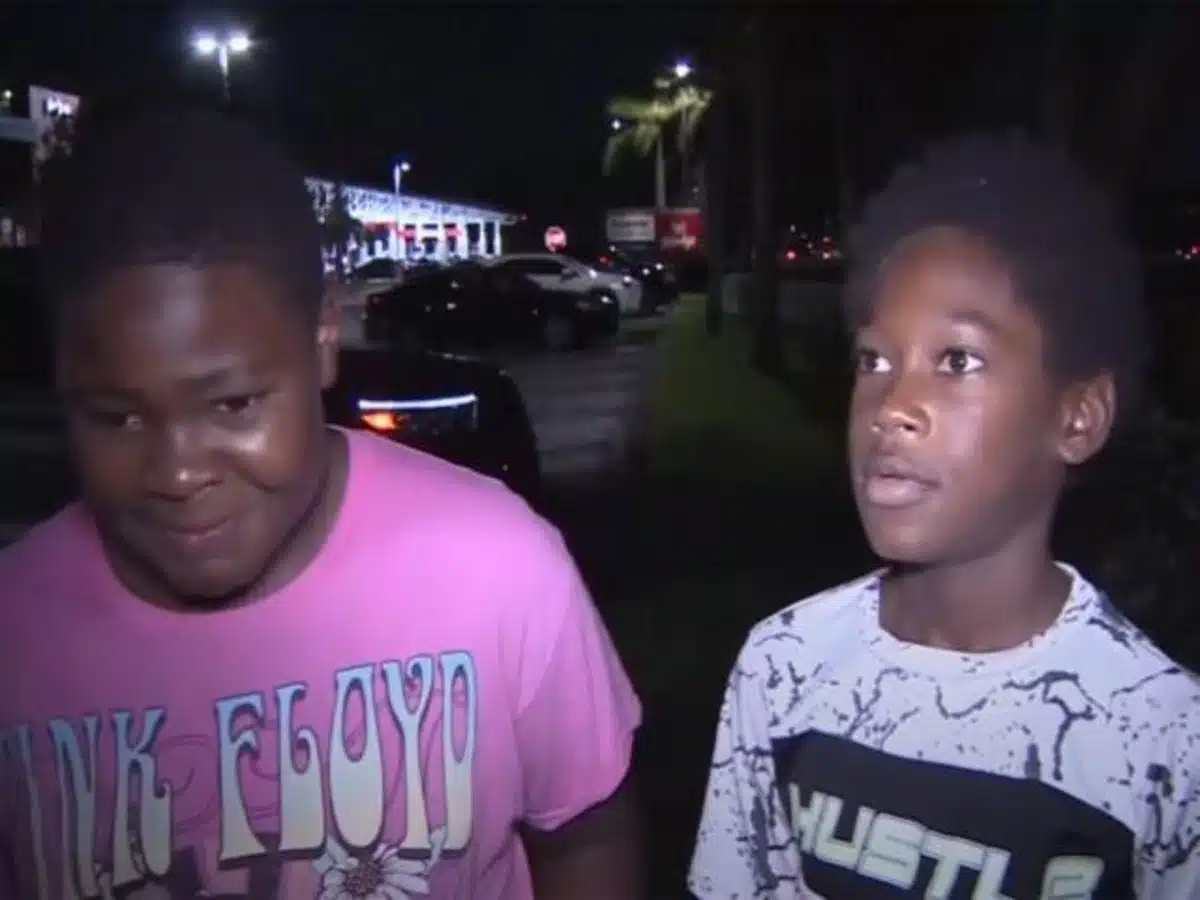 Two brave boys who rescued man whose truck crashed into a canal to be honored