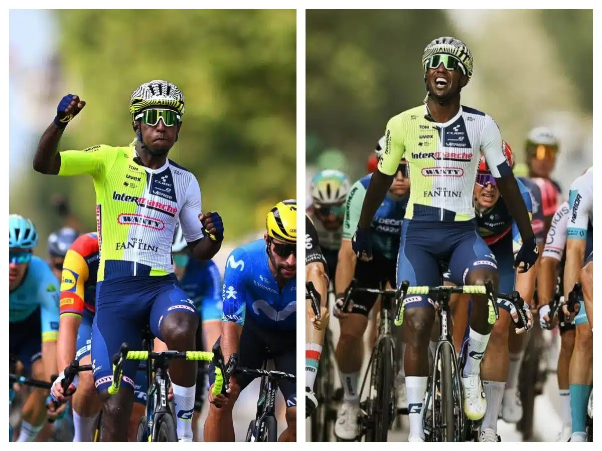 ‘Now it’s our moment’: Eritrean cyclist becomes first Black rider to win a stage of the Tour de France