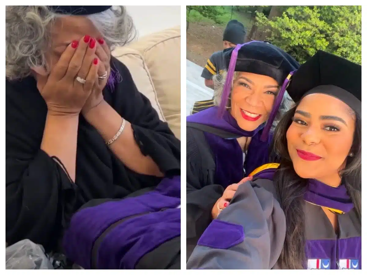 Mom receives surprise cap and gown she didn’t get to wear for her graduation over 40 years ago