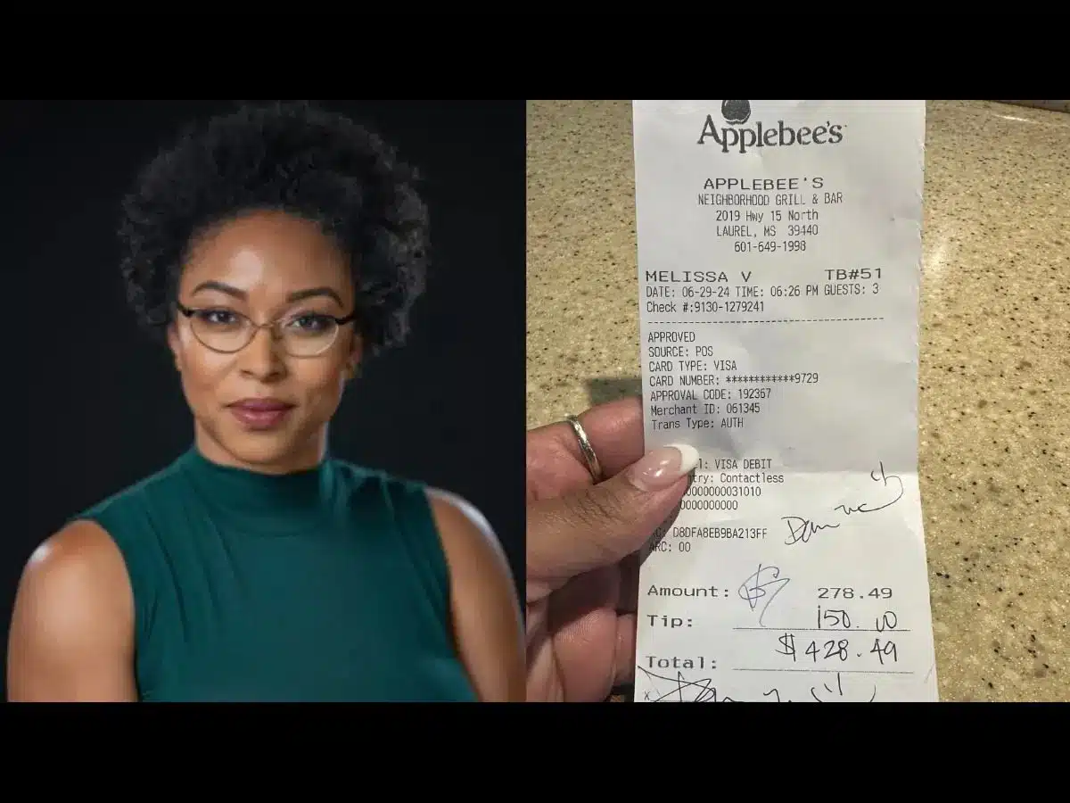 Mississippi woman says restaurant manager caused a scene following her $150 tip to a waitress 