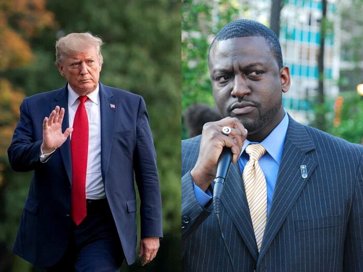 Donald Trump and Yusef Salaam