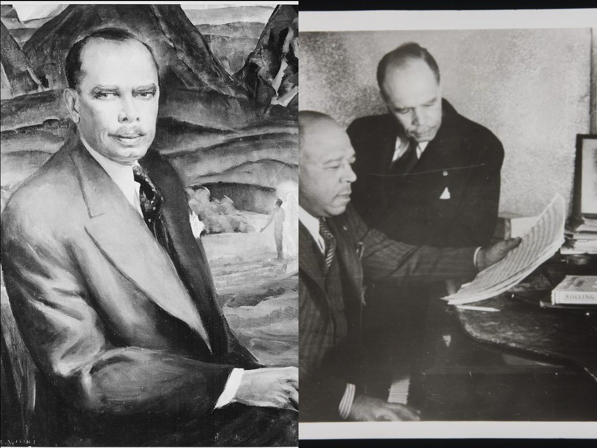 Creators of Lift Every Voice and Sing, James Weldon Johnson and John Rosamond Johnson