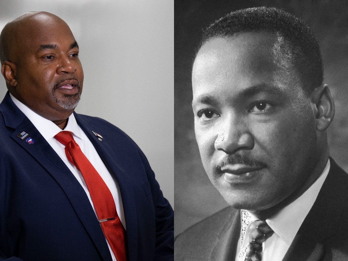 Mark Robinson and Rev. Martin Luther King Jr.