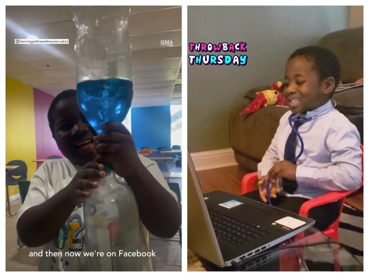 Meet the 10-year-old who is making waves teaching science on social media