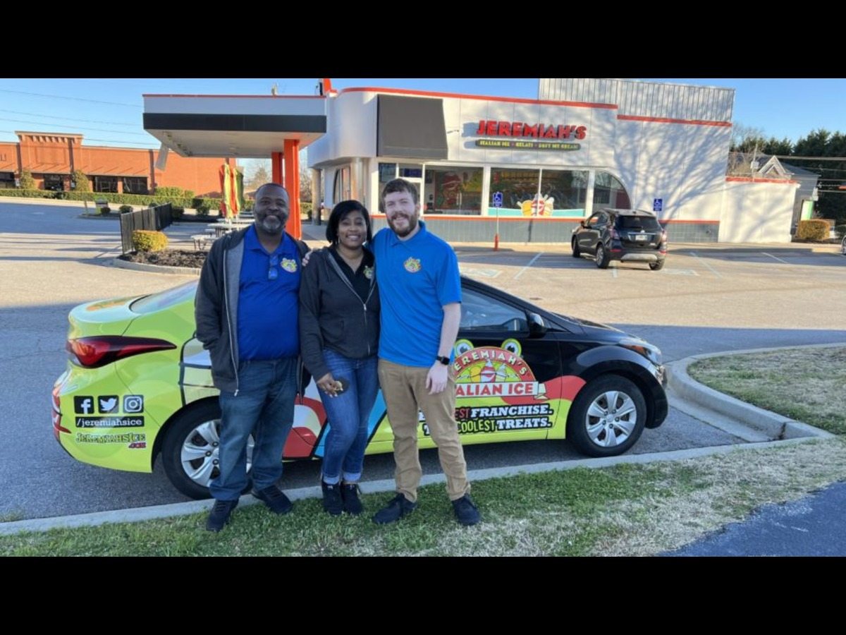 Couple Kesha and Myrol Frazier are the first Black franchise owners of Jeremiah’s Italian Ice in South Carolina