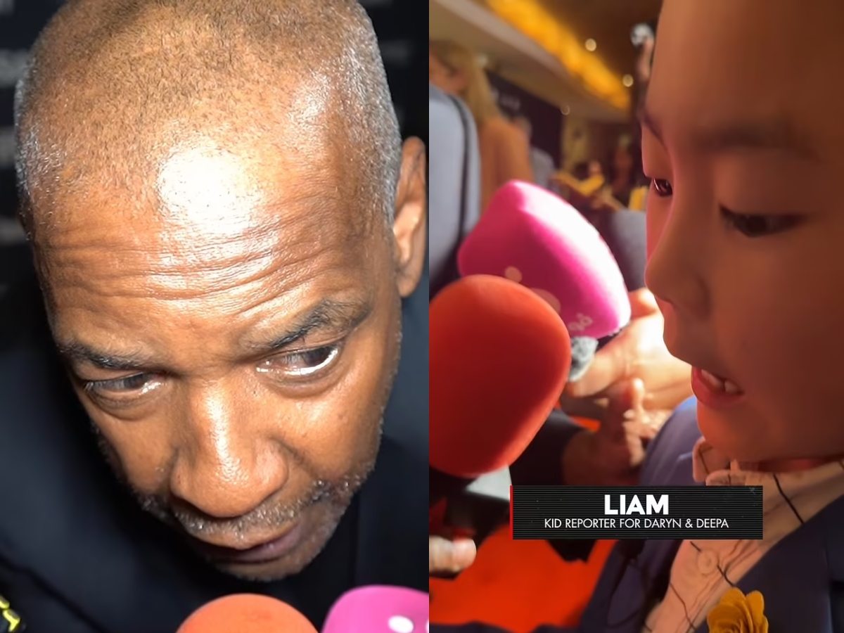 Denzel Washington gives candid response to kid reporter who asked how to be ‘gangster’ like him