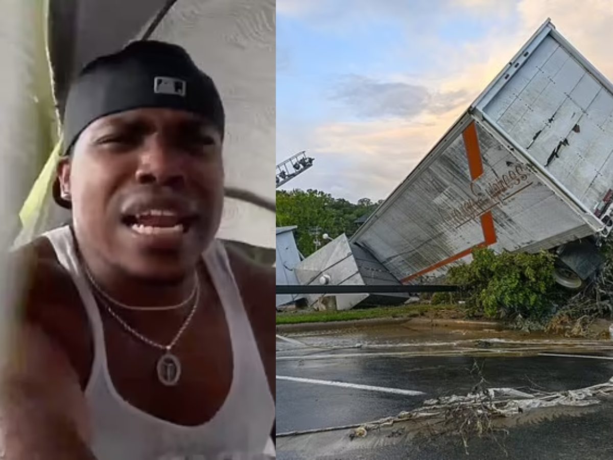 Influencer faces backlash for pulling dangerous camping stunt in viral video during Hurricane Helene which left over 130 dead