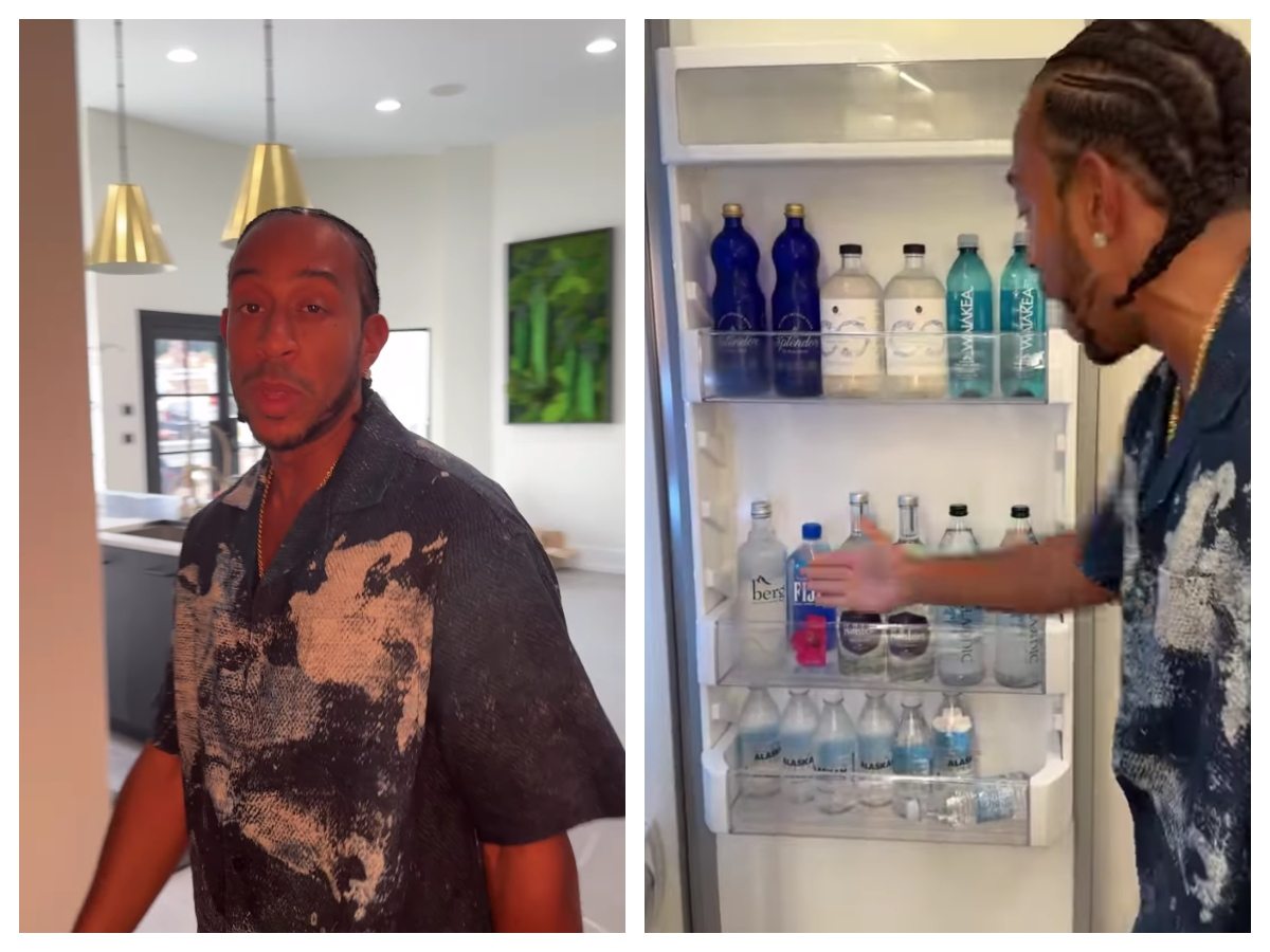 After viral glacier video, Ludacris is drinking water from around the world to become the most hydrated man