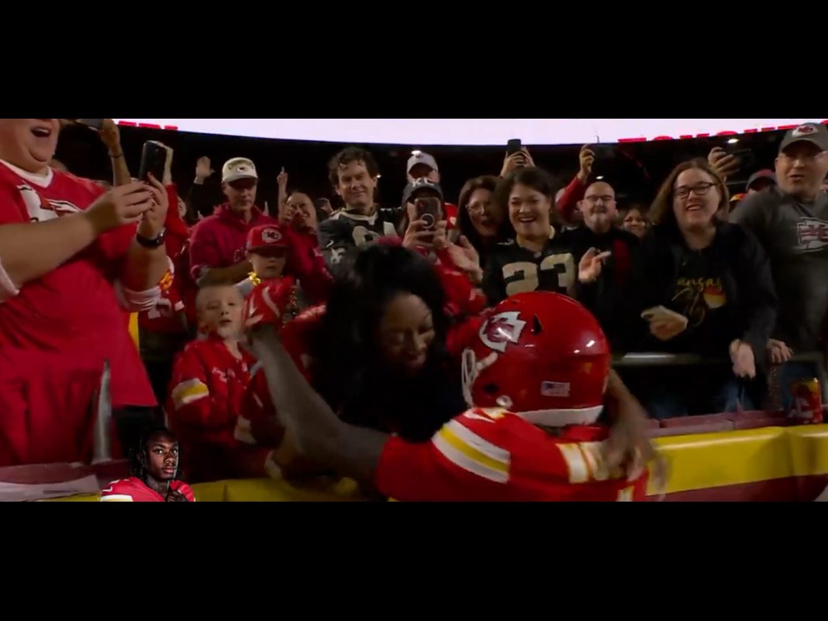 Here is the special birthday gift Chiefs’ Xavier Worthy surprised his mom with during game