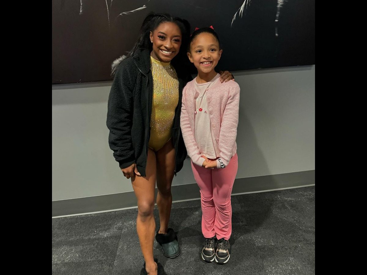 Why fans can’t get over this photo of Olympia and Simone Biles after their adorable meeting