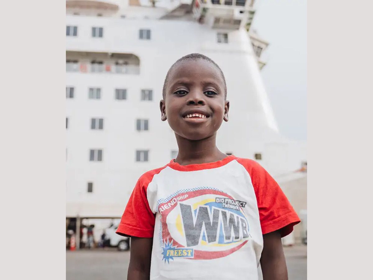 ‘My son can see me’: Life-changing eye surgery saves a boy’s sight in Sierra Leone