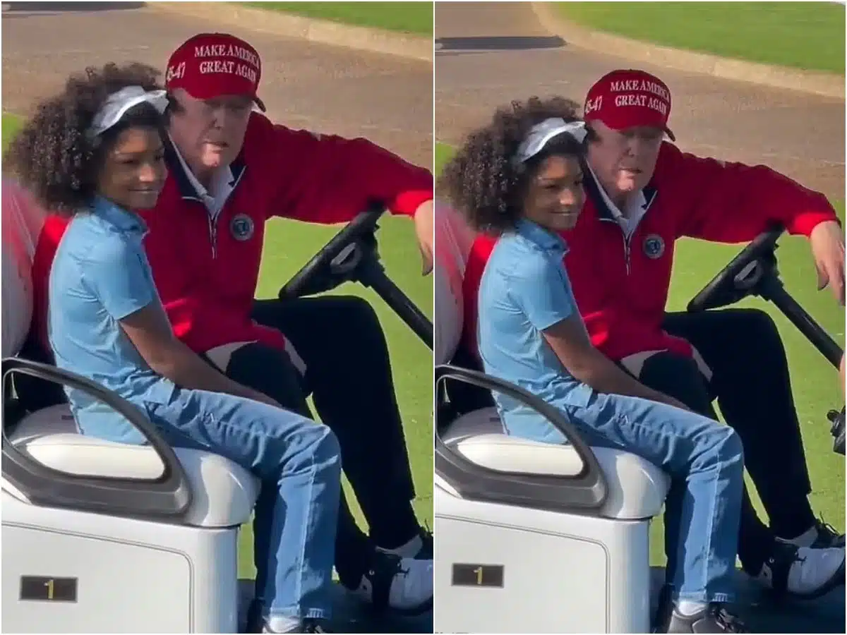 Donald Trump leaves little girl speechless during golf outing with wild question