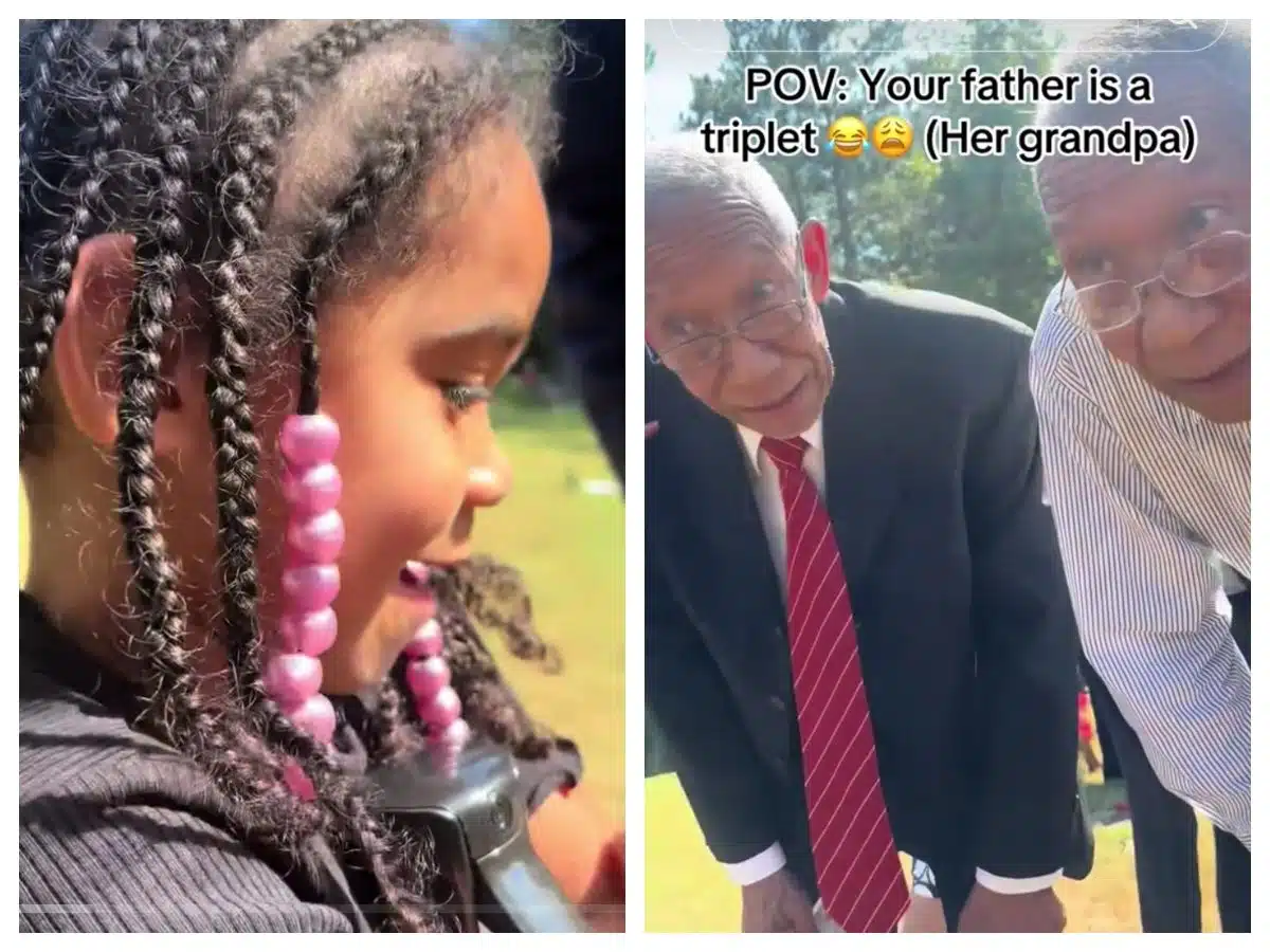 3-year-old breaks the internet after adorable confusion of triplet grandpas