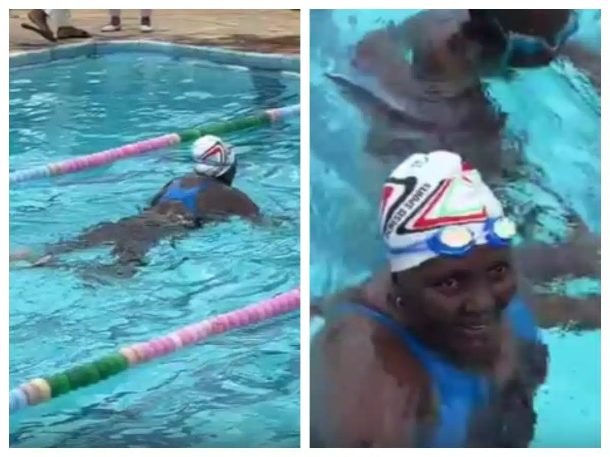 64-year-old Kenyan swims non-stop for six hours for autism awareness 