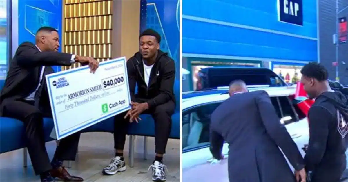 21-year-old raising 4 siblings after mother’s death surprised with $40K, new car