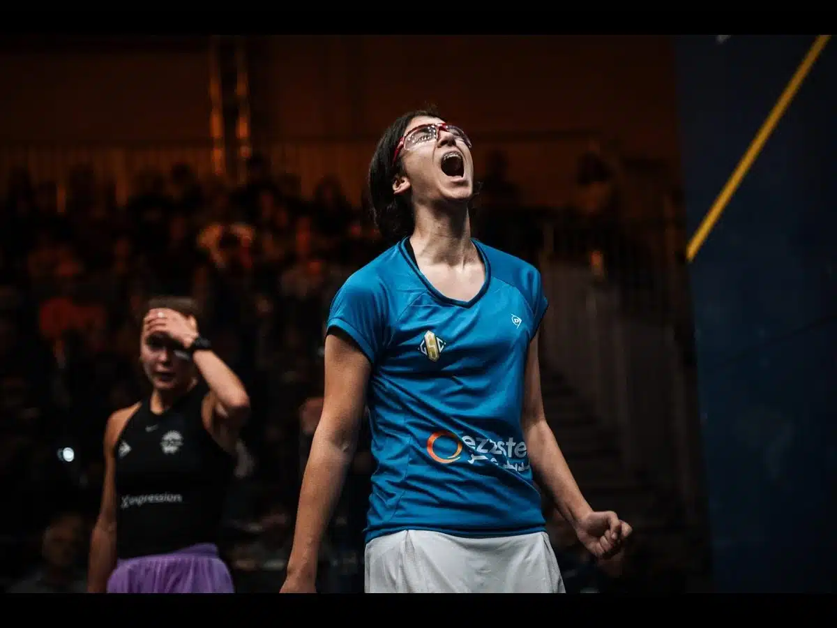 Amina Orfi: 17-year-old Egyptian makes squash history