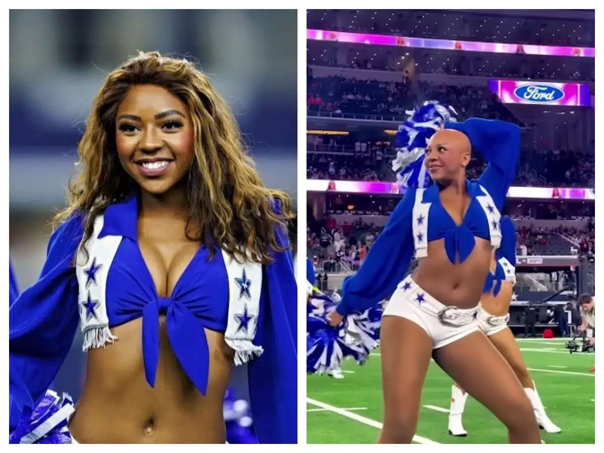 Meet the Dallas Cowboys cheerleader with alopecia who has gone viral after performing without a wig