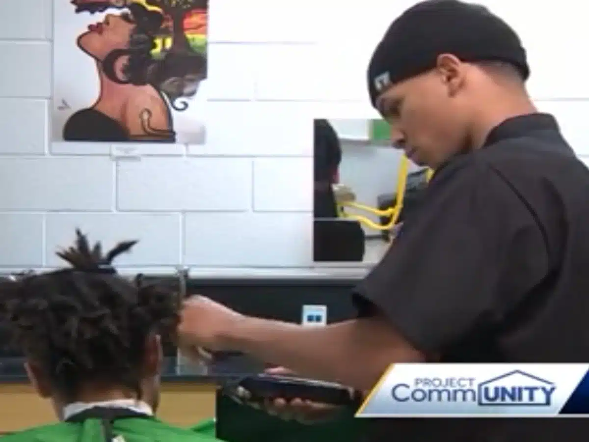 This Maryland teen made history opening a barbershop and beauty salon in his high school