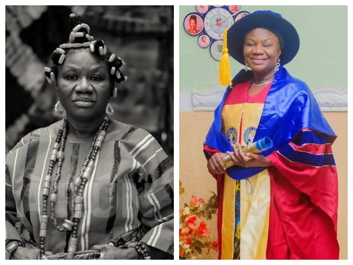 Congratulations pour in for famous Nigerian actress Joke Muyiwa as she bags PhD at 61