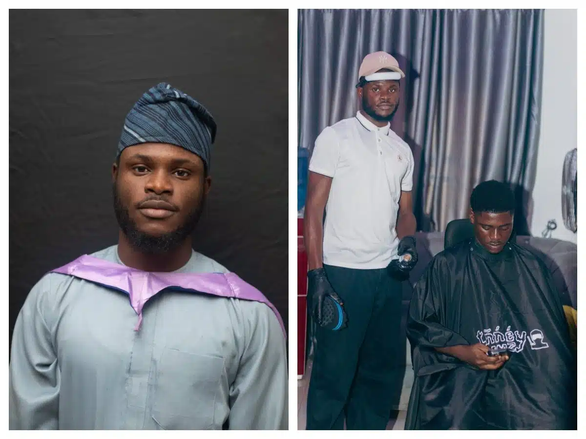 Nigerian barber goes viral for graduating with First Class honors: ‘This is massive’