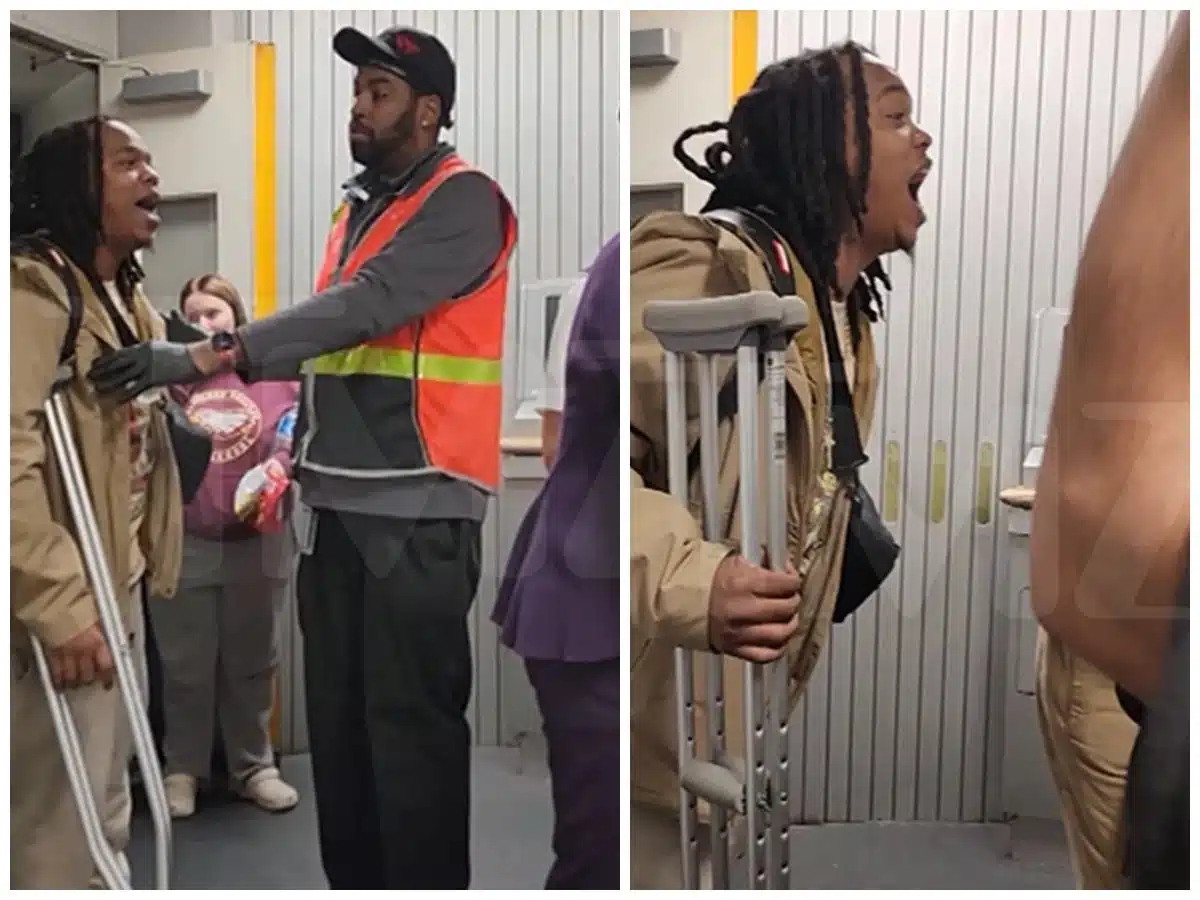 Viral video shows man on crutches lash out on airport worker over wheelchair delivery