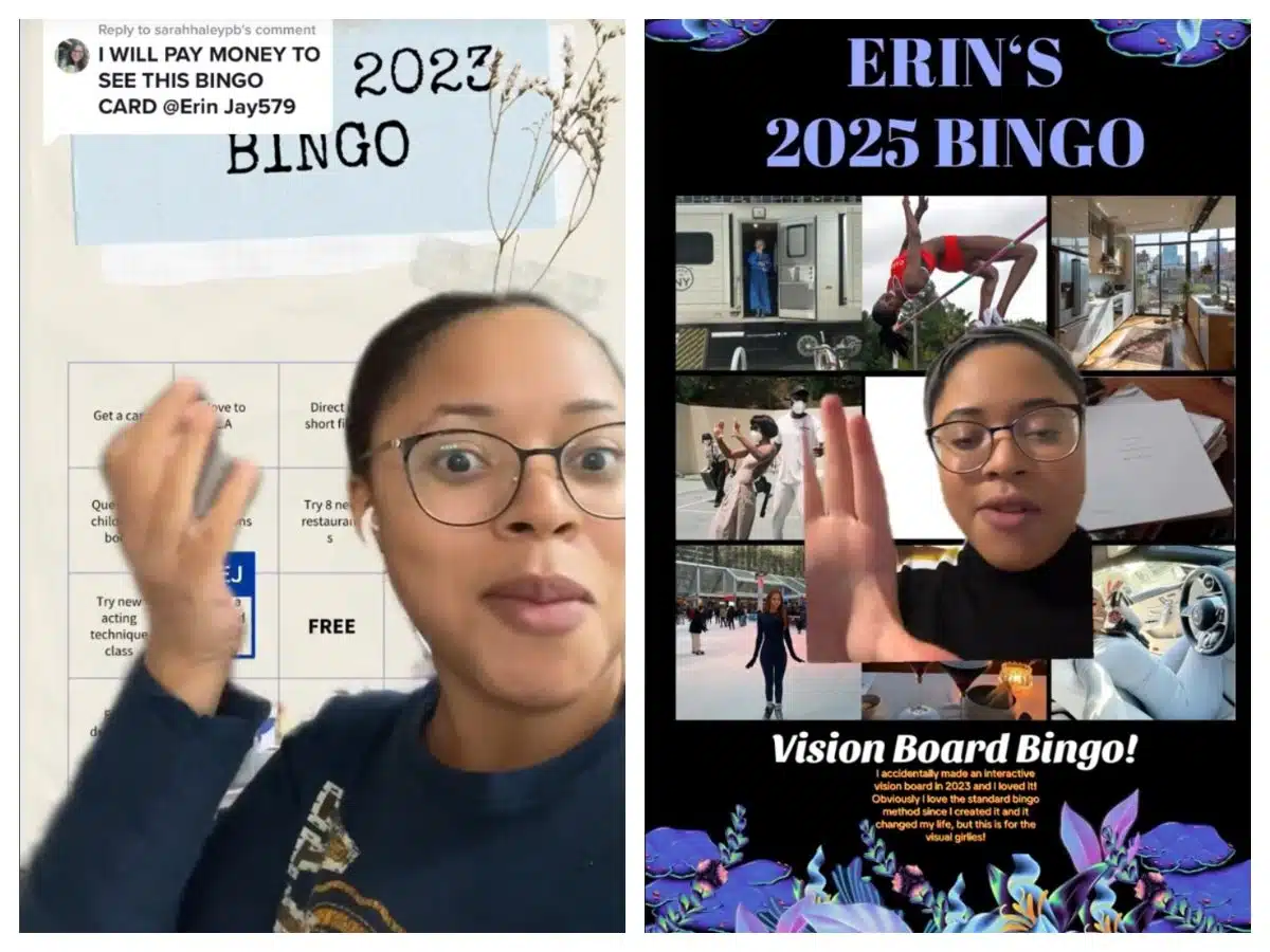 Viral video: Woman shares innovative way to meet New Year resolutions using the Bingo game method