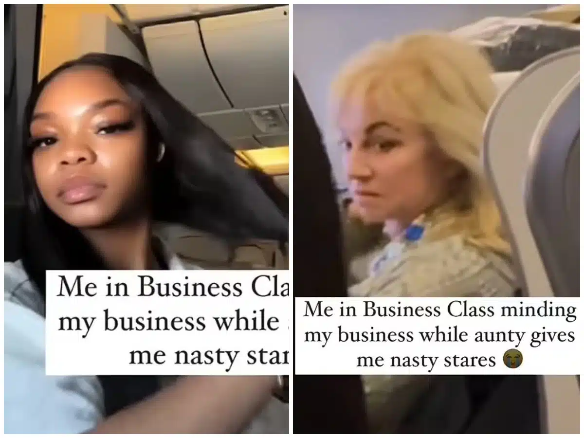 Woman’s viral first-class altercation sparks online debate over flight etiquette