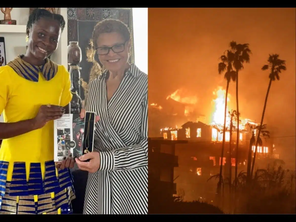 Los Angeles mayor sparks outrage after traveling to Ghana while her city burns