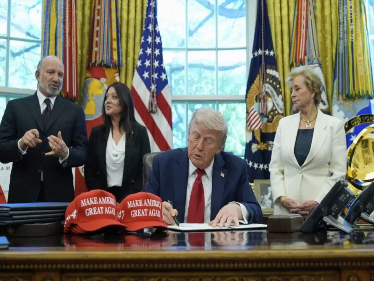 Trump targets colleges, school equity policies in sweeping executive orders